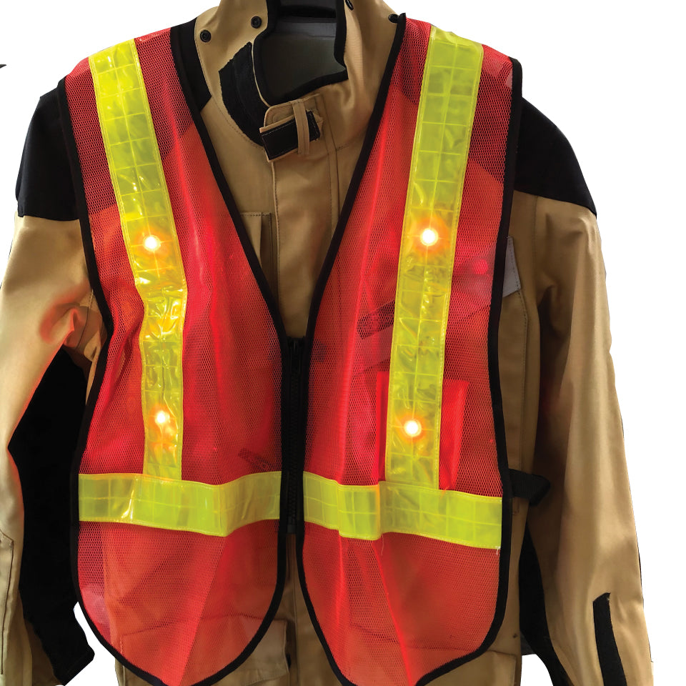 Lighted LED Safety Vest