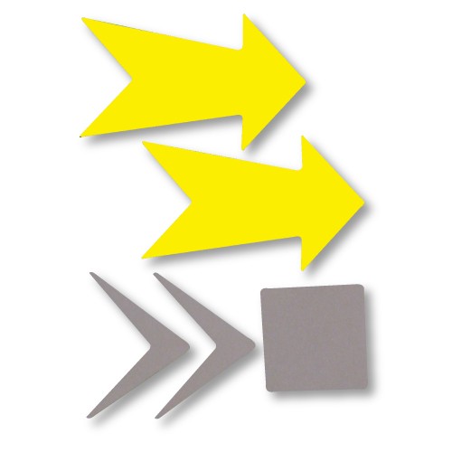 Arrow Head Lane Change Indicators