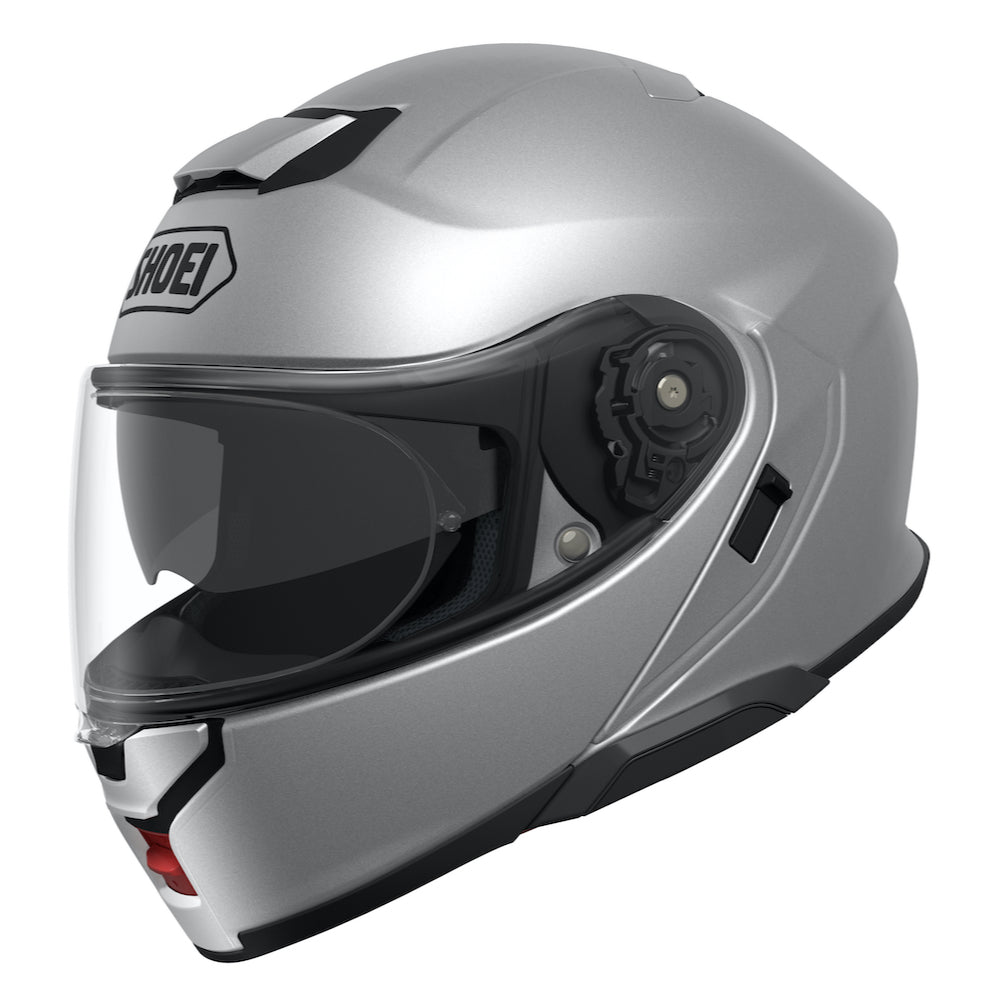 shoei neotec 2 d ring Shoei Neotec 3 Helmet - Light Silver