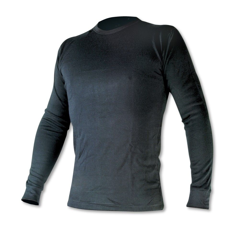 Medium Weight Merino Wool Long Sleeve Top