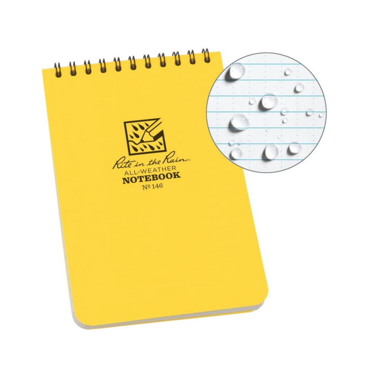 Rite In The Rain Notebook-Spiral Top Bound 4"x6"