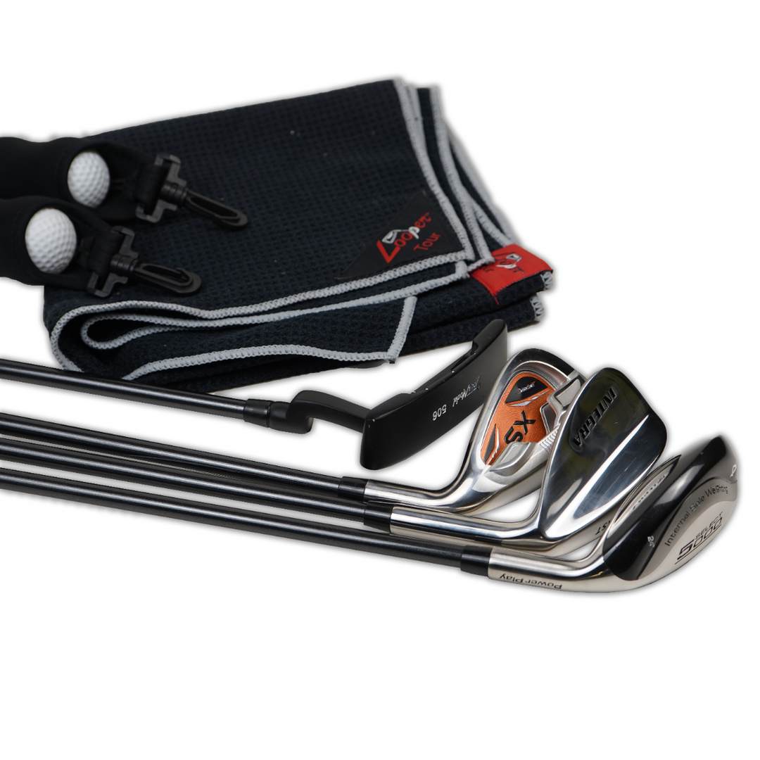 Aerostich Packable 4 Golf Club Set - Men's Left Hand, Regular Flex