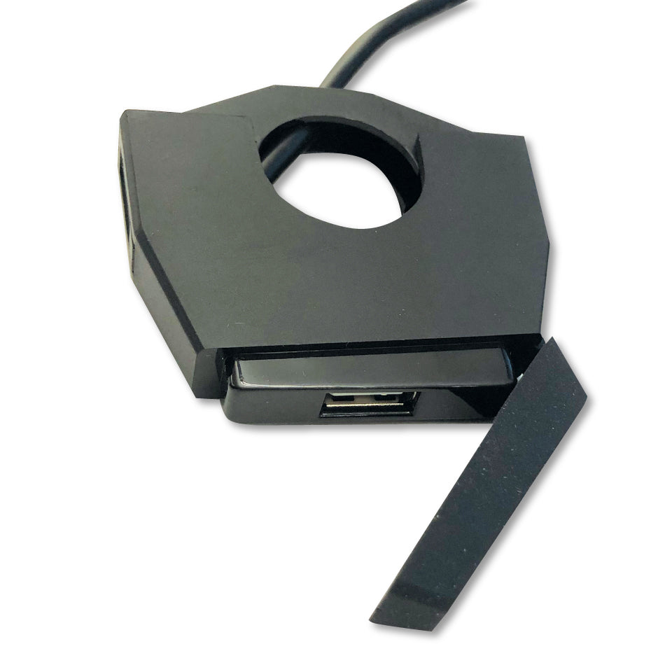 Slender Handlebar Mount USB Port