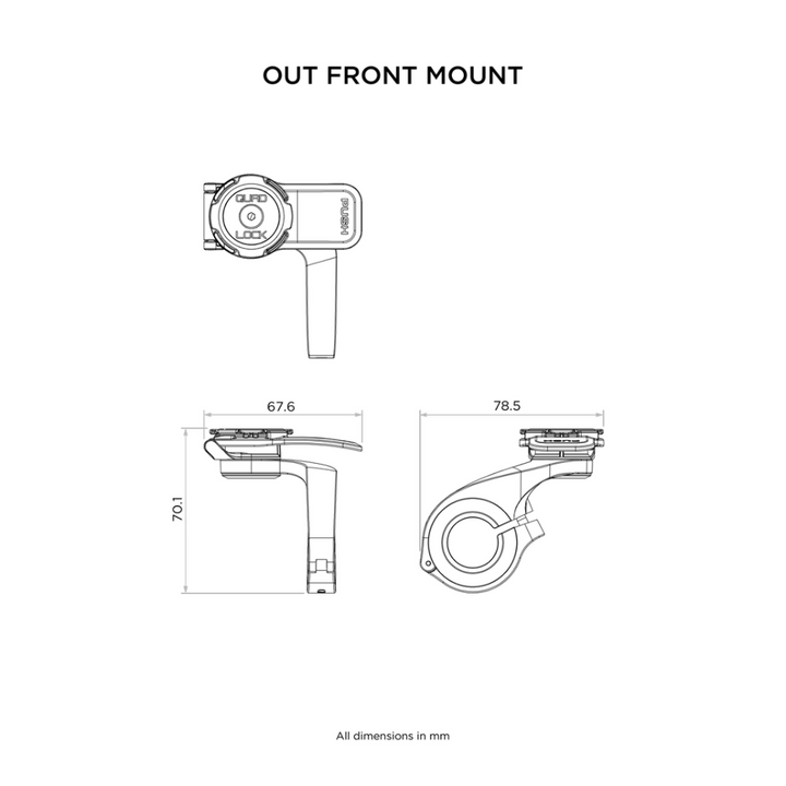 Quad Lock Out Front Mount