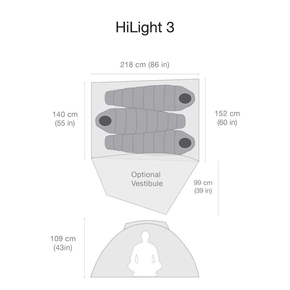 Black Diamond HiLight 2 & 3 Single-Wall Tent – Aerostich