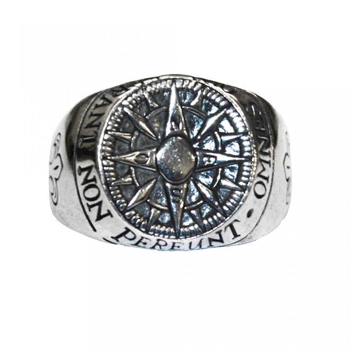 Sterling Silver Compass Ring