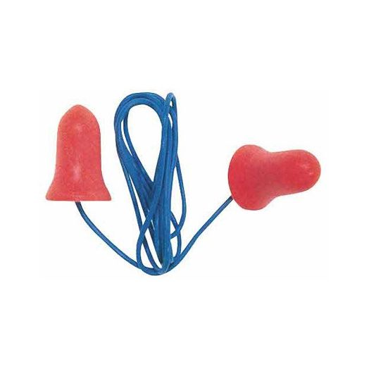 Corded Disposable MAX Tapered Earplugs, 25 pairs