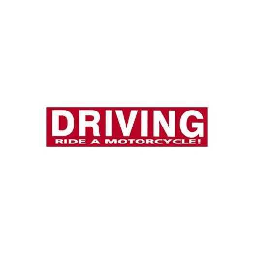 Driving Sticker