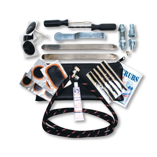 Aerostich Tube/Tubeless Tire Repair Kit w/ Pump & Tire Irons