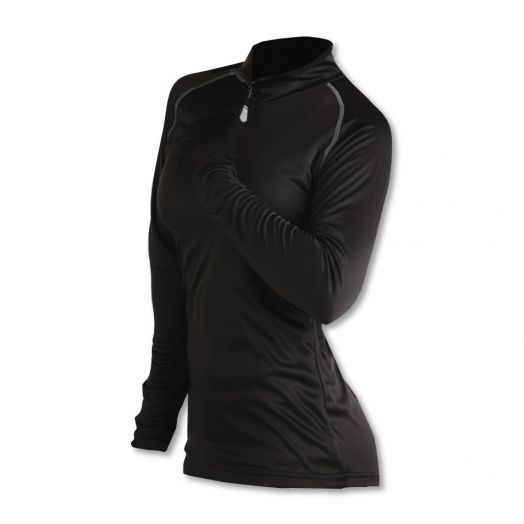 Women's Long Sleeve Full HEATR ½ Zip Base Layer Shirt