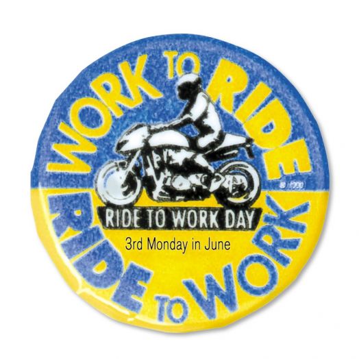 Ride To Work Button