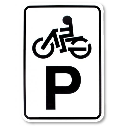 Ride To Work Parking Sign