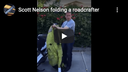 Scott Nelson Folding a Roadcrafter