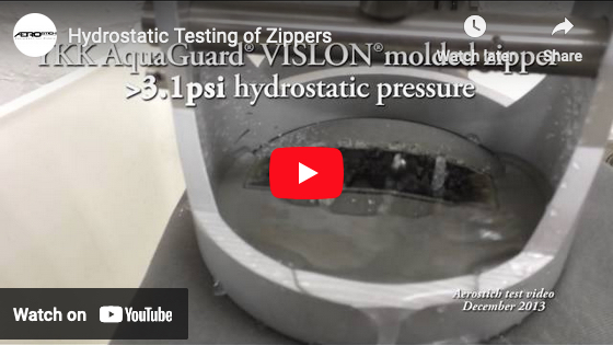 Hydrostatic Testing of Zippers