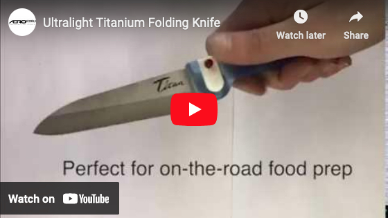 Ultralight Titanium Folding Knife